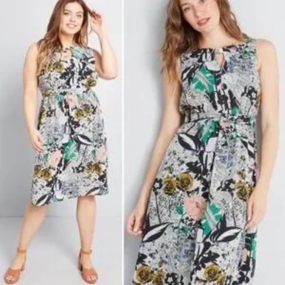 Modcloth X Dupenny "Flaunts And Needs" Sleeveless… - image 2